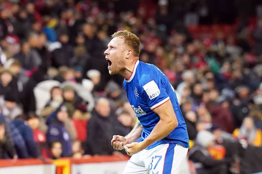 Scott Arfield’s Rangers future will be decided in due course (Jane Barlow/PA)