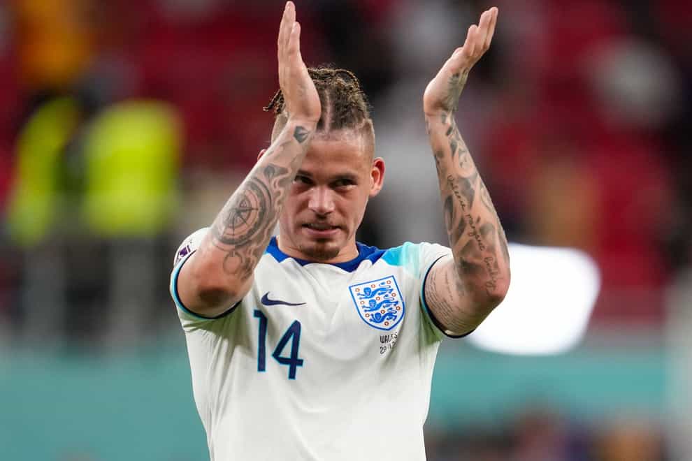 Kalvin Phillips made two substitute appearances for England at Qatar 2022 (Nick Potts/PA)