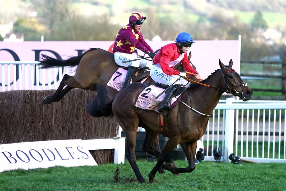 A Plus Tard on his way to winning the Cheltenham Gold Cup (Mike Egerton/PA)