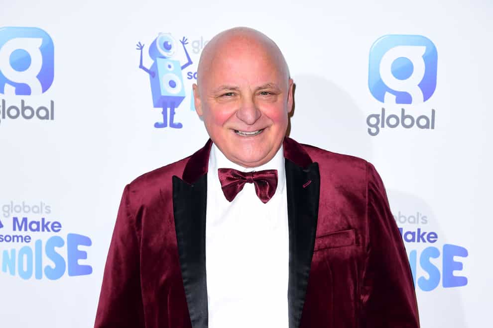 Aldo Zilli at Global’s Make Some Noise Night in London.