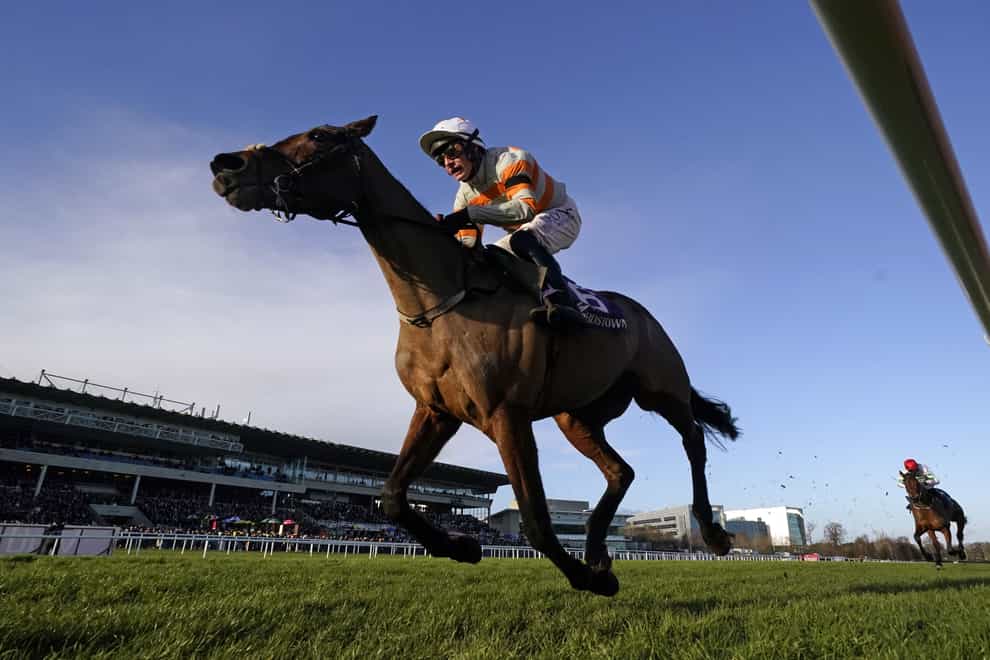 Shewearsitwell winning at Leopardstown (Niall Carson/PA)