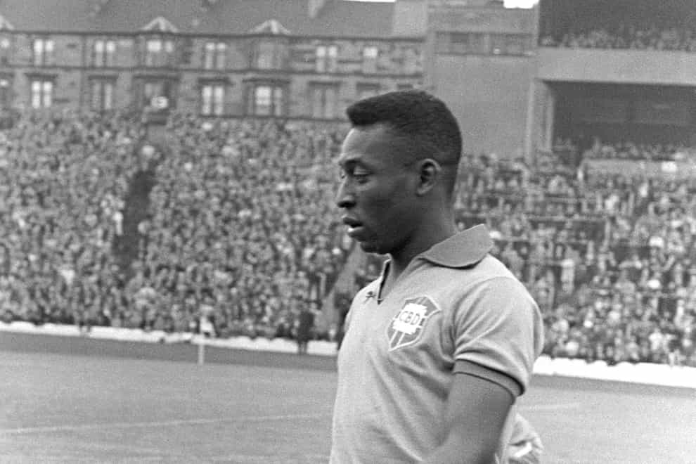 Pele was widely regarded as the world’s greatest ever footballer (PA)