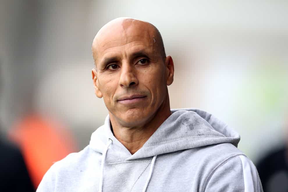 Dino Maamria watched his Burton side win on the road (Nigel French/PA)