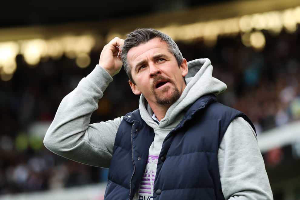 Joey Barton asked his team to change their kits at half-time (Isaac Parkin/PA)
