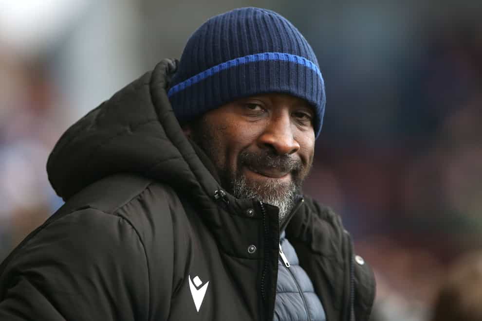 Darren Moore was happy with Sheffield Wednesday’s resilience in their win over Port Vale (Barrington Coombs/PA)
