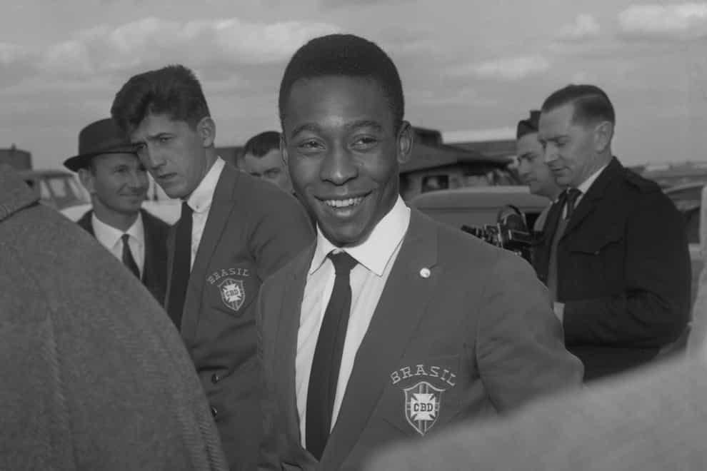 Pele won the first of his three World Cups in Sweden in 1958 (PA)