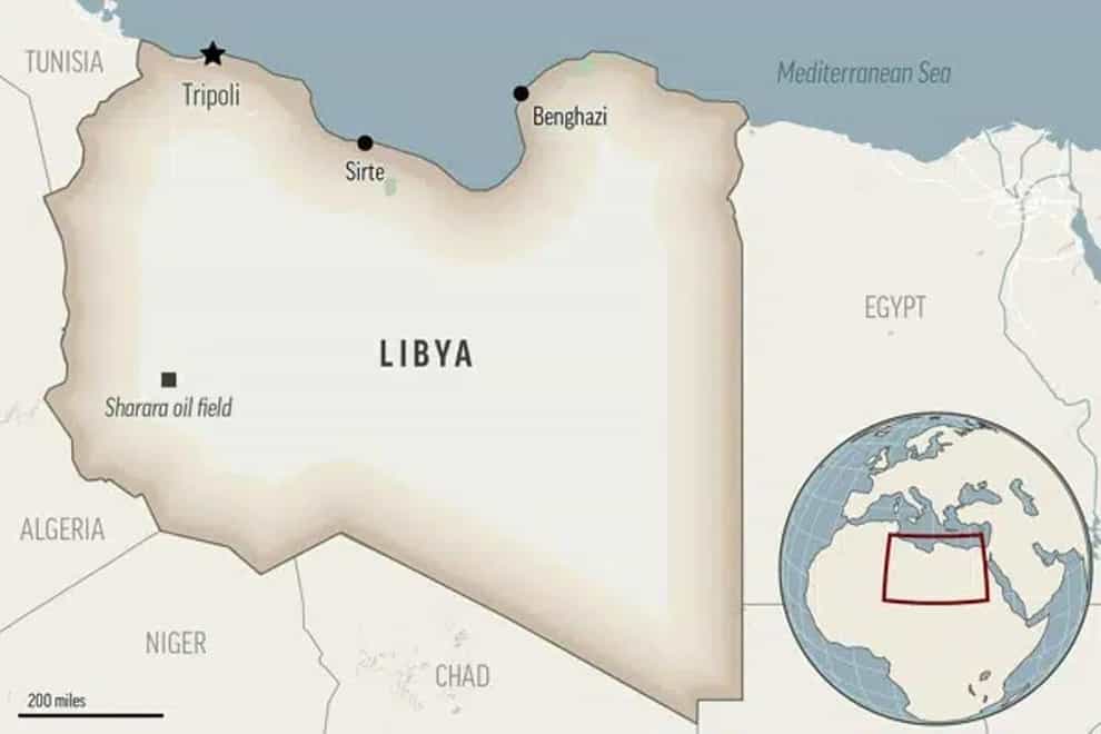 A vessel carrying at least 700 migrants has been intercepted off the eastern coast of Libya (AP/PA)