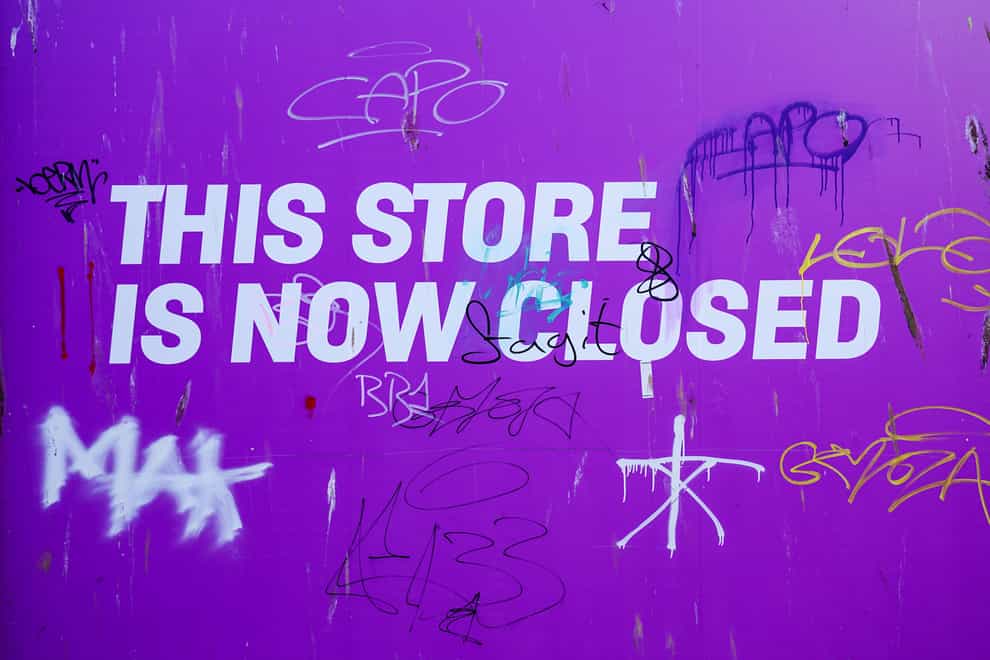 Thousands of shops closed during 2022 (David Davies/PA)