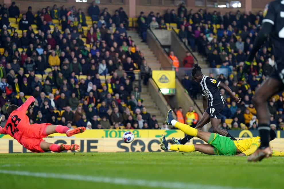 Vakoun Bayo nets Watford’s winner at Norwich (Joe Giddens/PA)