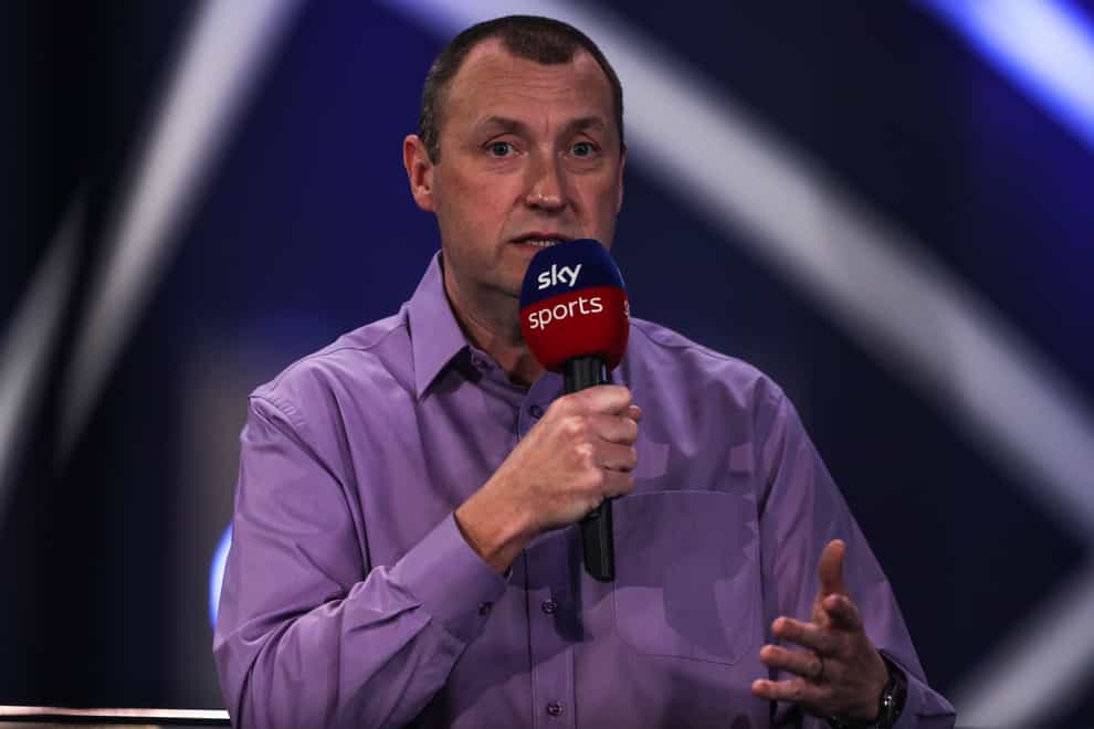 Wayne Mardle delivered a memorable piece of commentary in the World Championship final (Kieran Cleeves/PA)