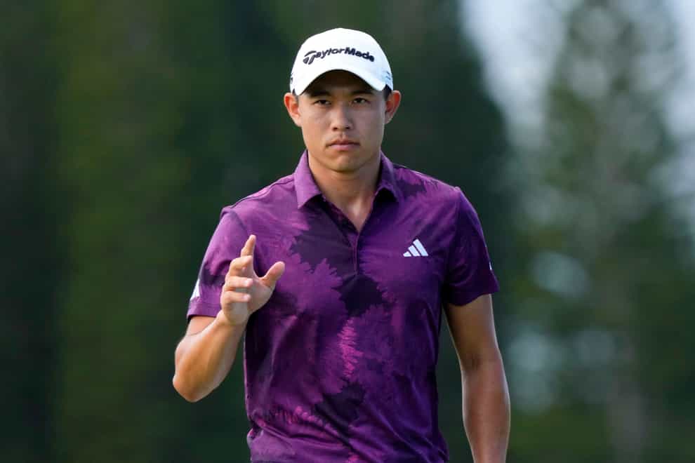Collin Morikawa easily kept control of his lead ahead of the last day of the Sentry Tournament of Champions in Hawaii while Englishman Matt Fitzpatrick pushed his way to a share of second (Matt York/AP)