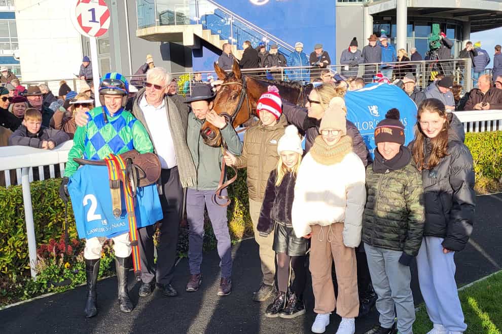 Champ Kiely with connections at Naas (Gary Carson/PA)