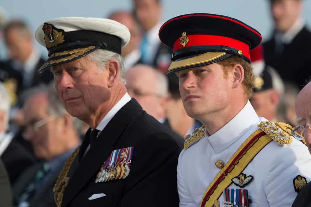 Charles and Harry (Paul Edwards/The Sun/PA)