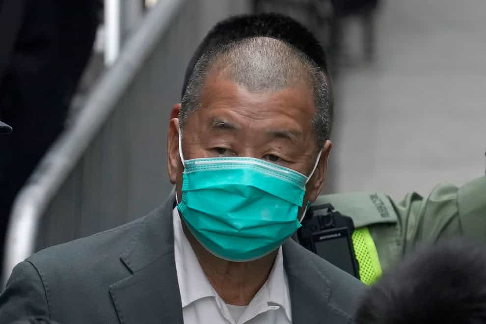 Jimmy Lai is serving a jail sentence (Kin Cheung/AP)