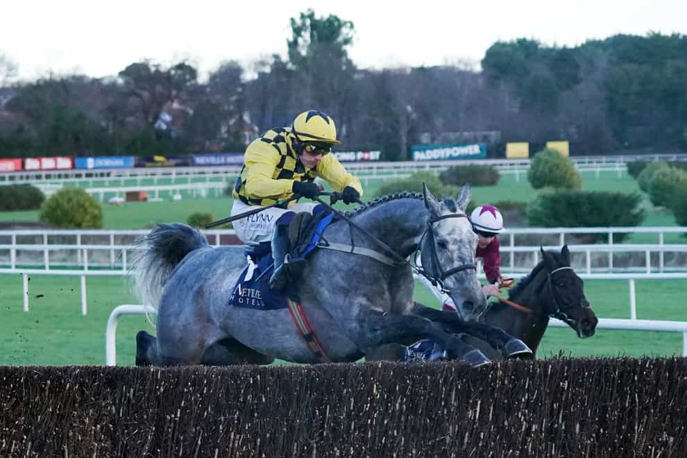 Churchstonewarrior ((right) had no answer to Gaillard Du Mesnil at Leopardstown, but could face that rival again at Cheltenham (Niall Carson/PA)