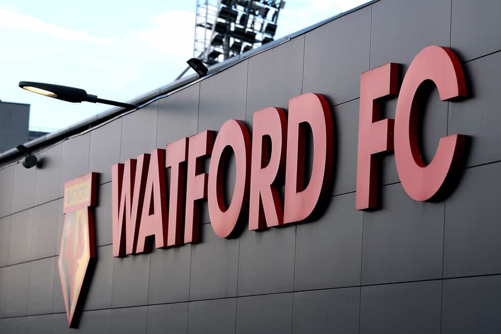 Watford have signed Brazilian winger Matheus Martins on loan from Udinese (Nigel French/PA)