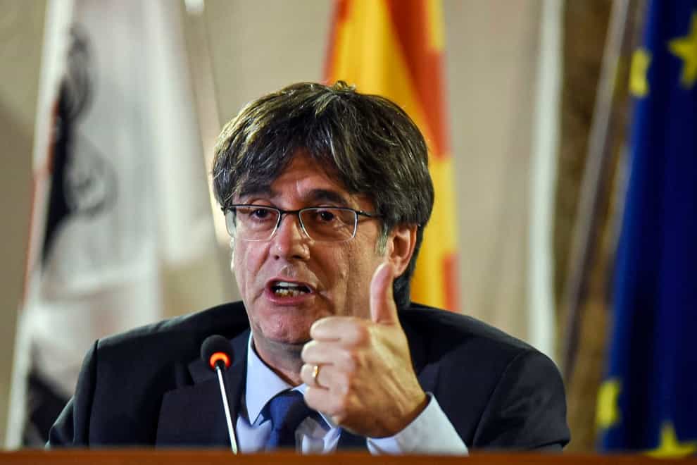 Catalan leader Carles Puigdemont (AP Photo/Gloria Calvi, File)
