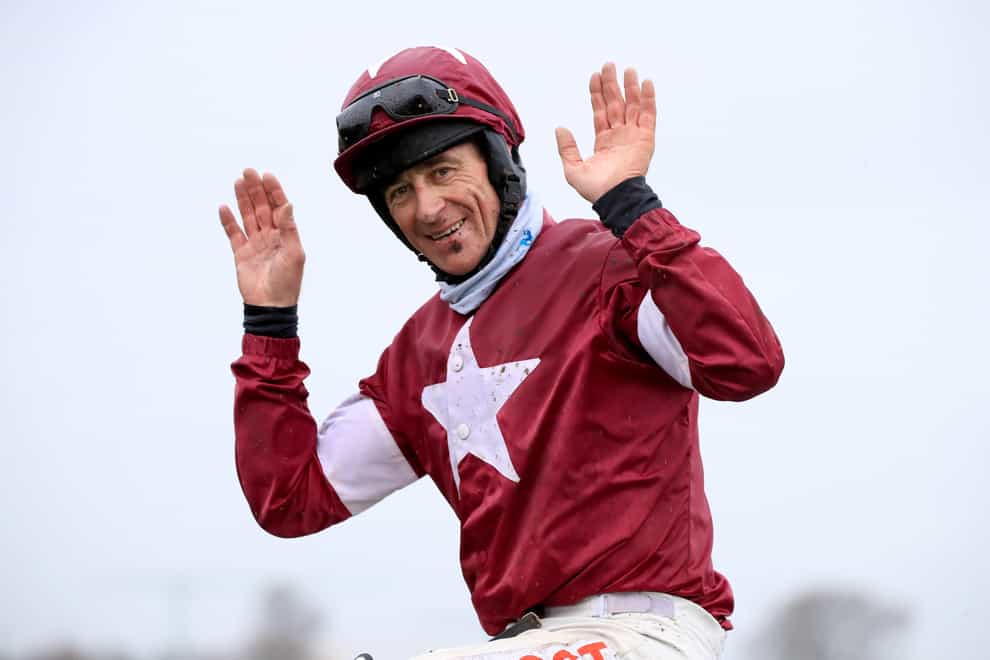 Davy Russell will return at the weekend (Donall Farmer/PA)