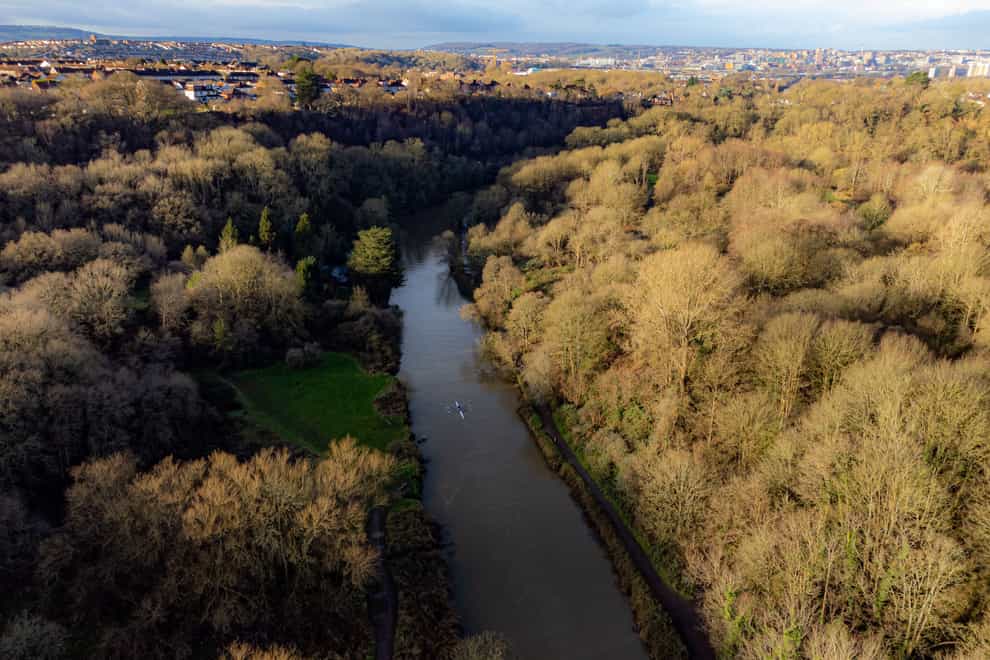 The River Avon at Conham River Park (Ben Birchall/PA)