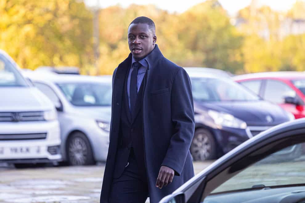 Benjamin Mendy has been cleared of sex attacks on four women but faces a retrial over alleged attacks on two others (David Rawcliffe/PA).