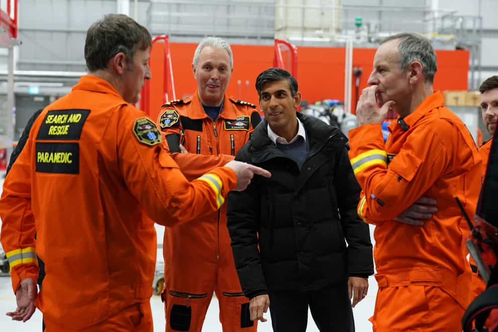 Prime Minister Rishi Sunak has been in Scotland this week (Andrew MIlligan/PA)