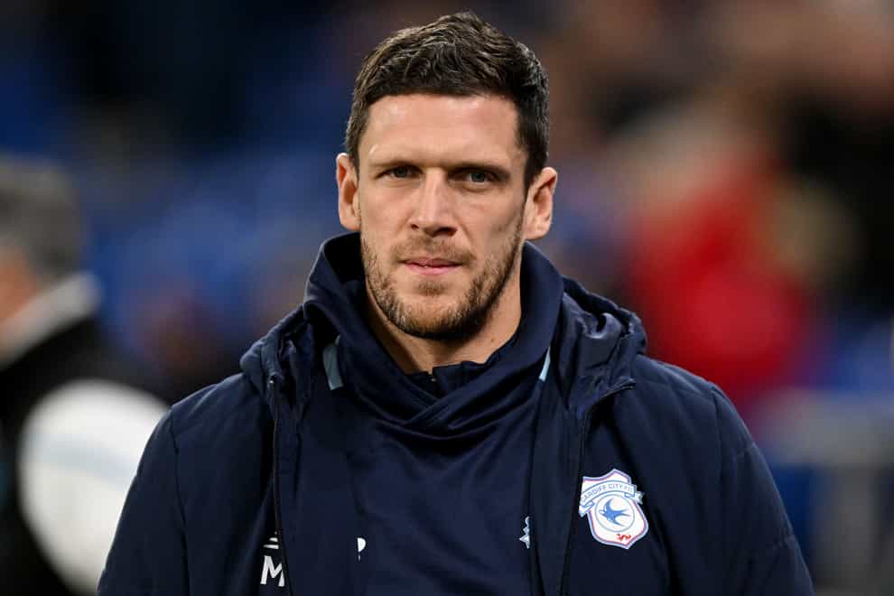 Mark Hudson has called on his Cardiff players to stand up to the threat of relegation (Simon Galloway/PA)