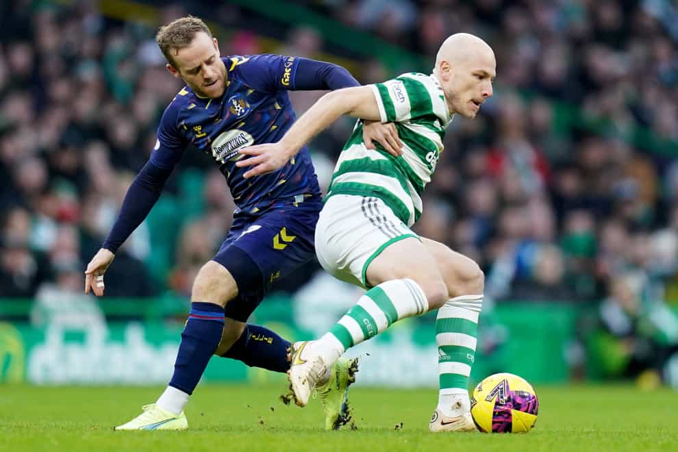 Aaron Mooy is relishing playing in big games for Celtic (Jane Barlow/PA)