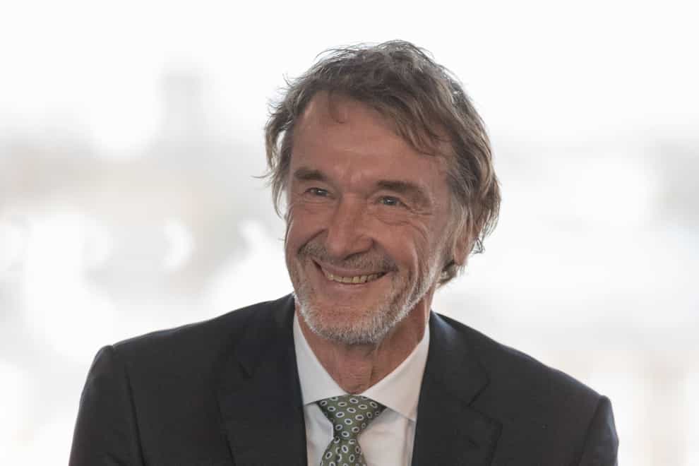 Sir Jim Ratcliffe is interested in buying Manchester United (Andrew Matthews/PA).