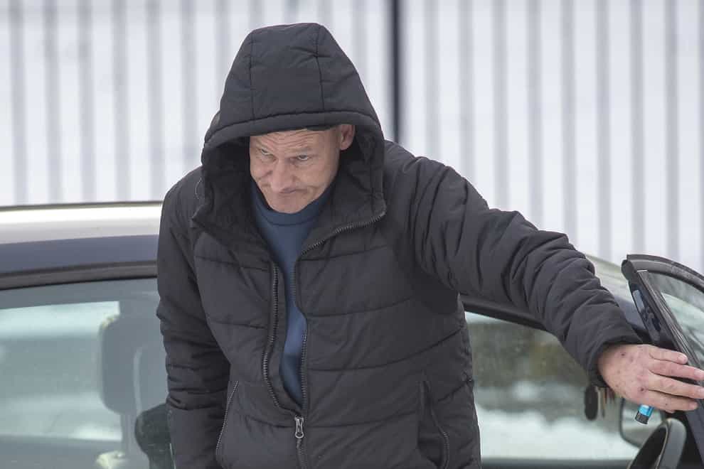 Alun Titford arrives at Mold Crown Court in Flintshire, North Wales (Andrew Price/PA)
