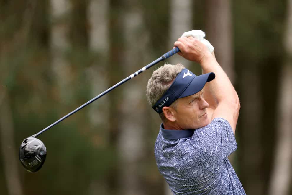 Luke Donald set the pace on the opening day of the Abu Dhabi HSBC Championship (Steven Paston/PA)