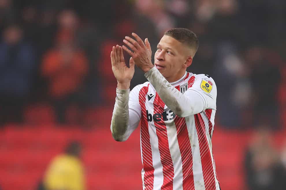 Stoke’s Dwight Gayle had a good day (PA)