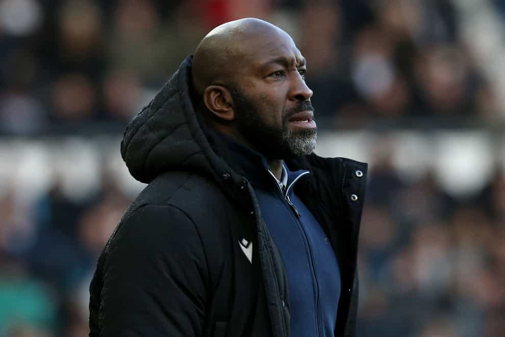 Sheffield Wednesday manager Darren Moore admitted his side were made to work for their victory over Fleetwood (Barrington Coombs/PA)
