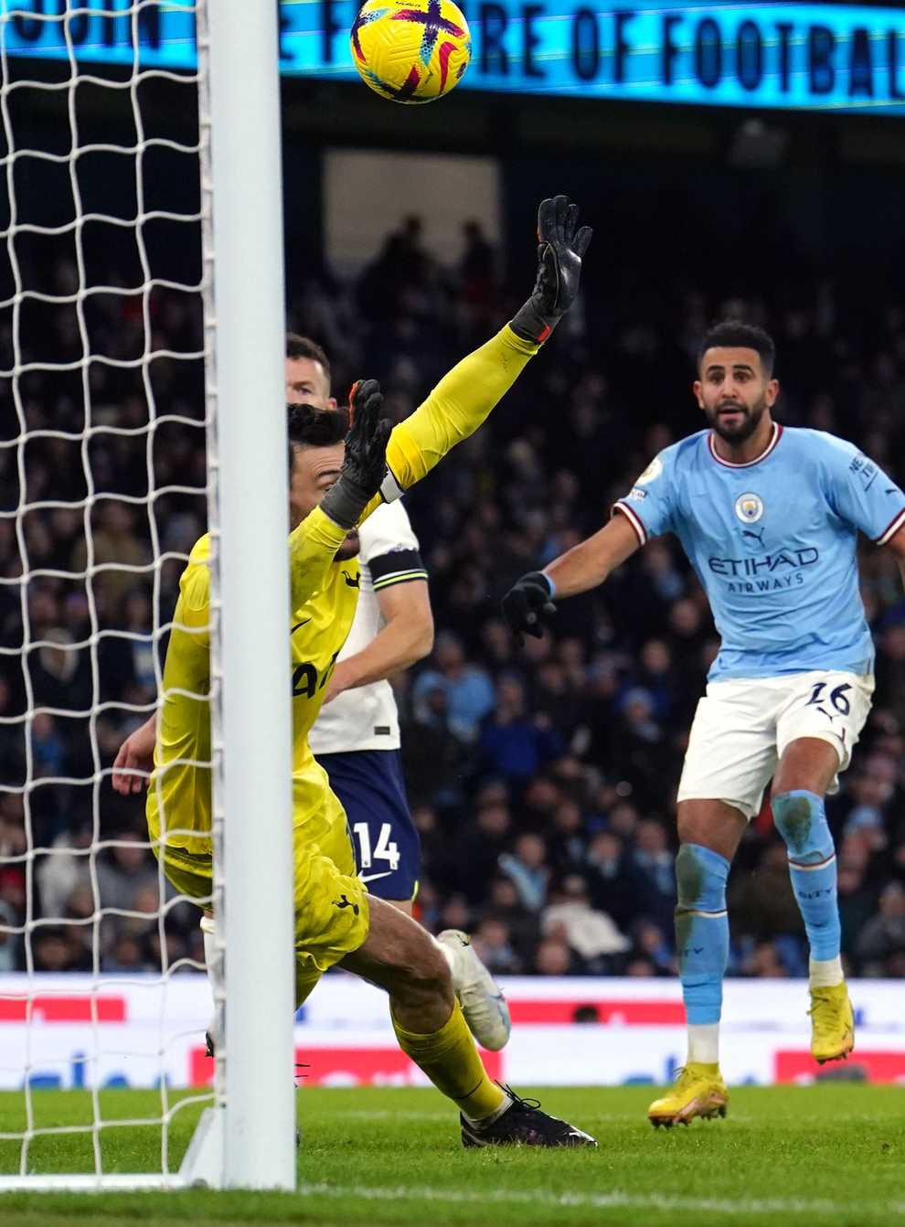 Tottenham conceded four goals in the second half to lose 4-2 at Manchester City (Martin Rickett/PA)