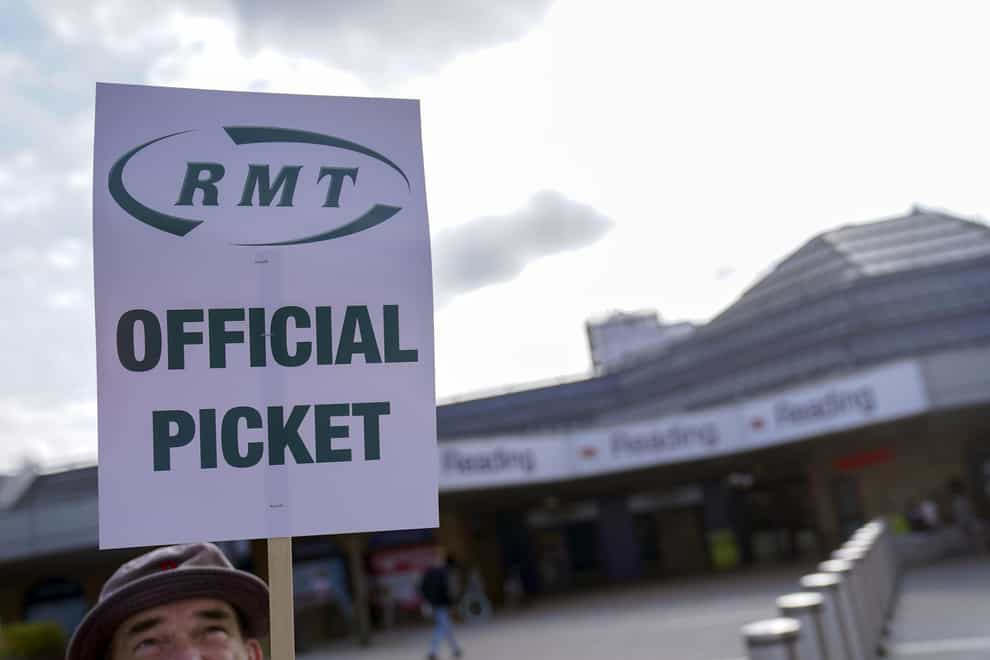 The RMT has backed the migrants’ pledge (Steve Parsons/PA)