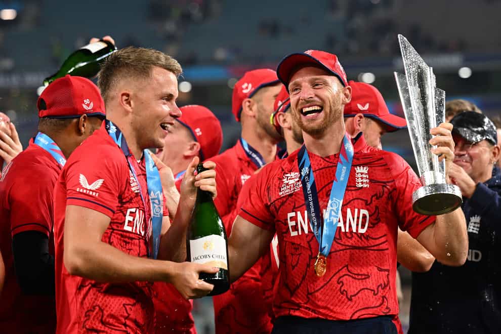 Sam Curran (left) and Jos Buttler (right) are in the ICC T20 men’s team of 2022 (PA Wire)