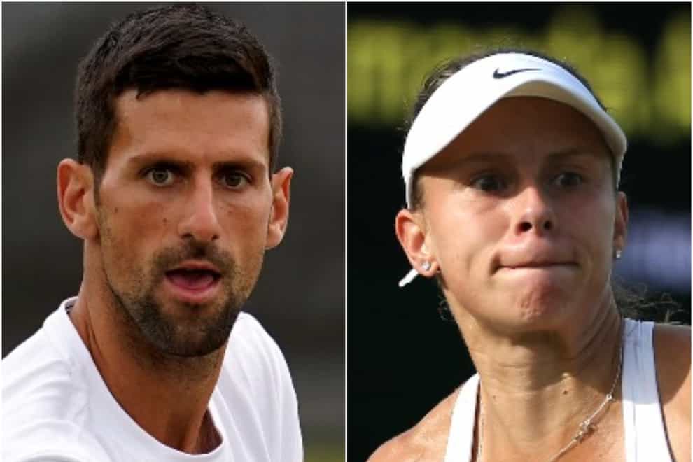 Novak Djokovic and Magda Linette both made progress at the Australian Open (John Walton/Steve Paston/PA)