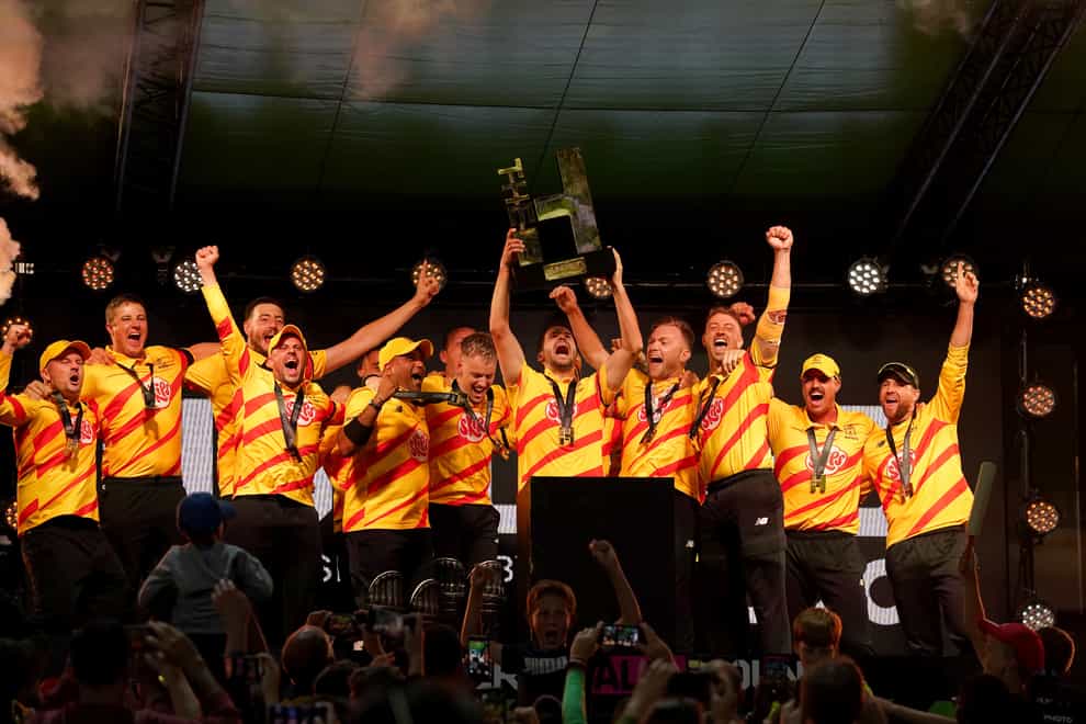Defending champions Trent Rockets will be involved in the Hundred’s 2023 opener (Adam Davy/PA)