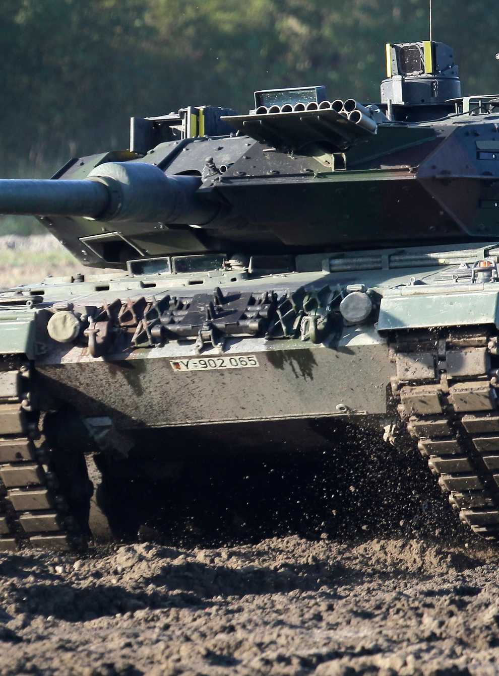 A Leopard 2 tank (AP Photo/Michael Sohn, File)