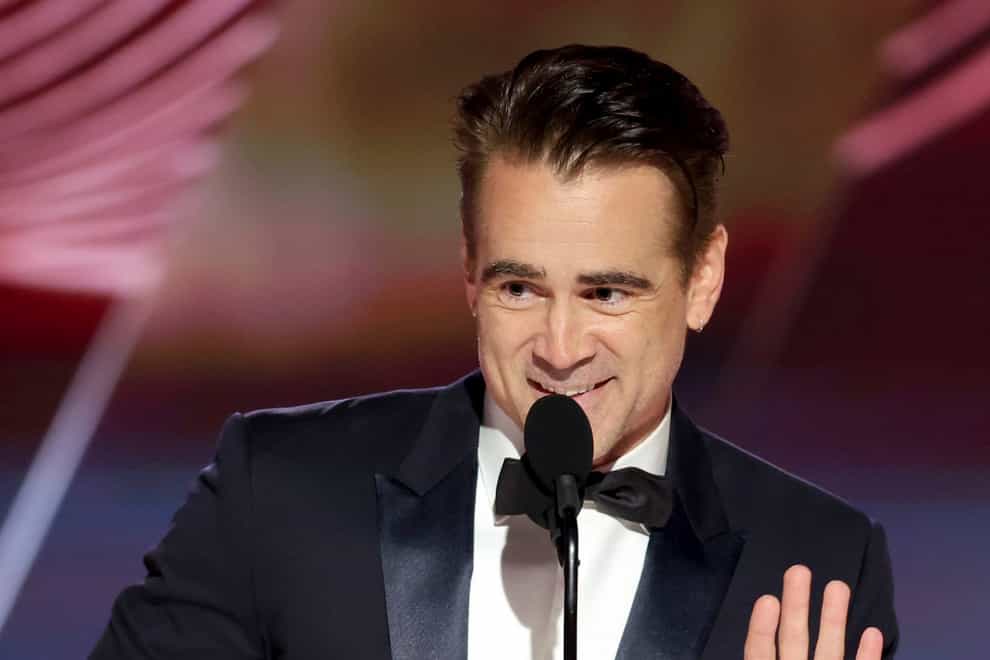Colin Farrell ‘beyond honoured’ to receive first best actor Oscar nomination (Rich Polk/AP)