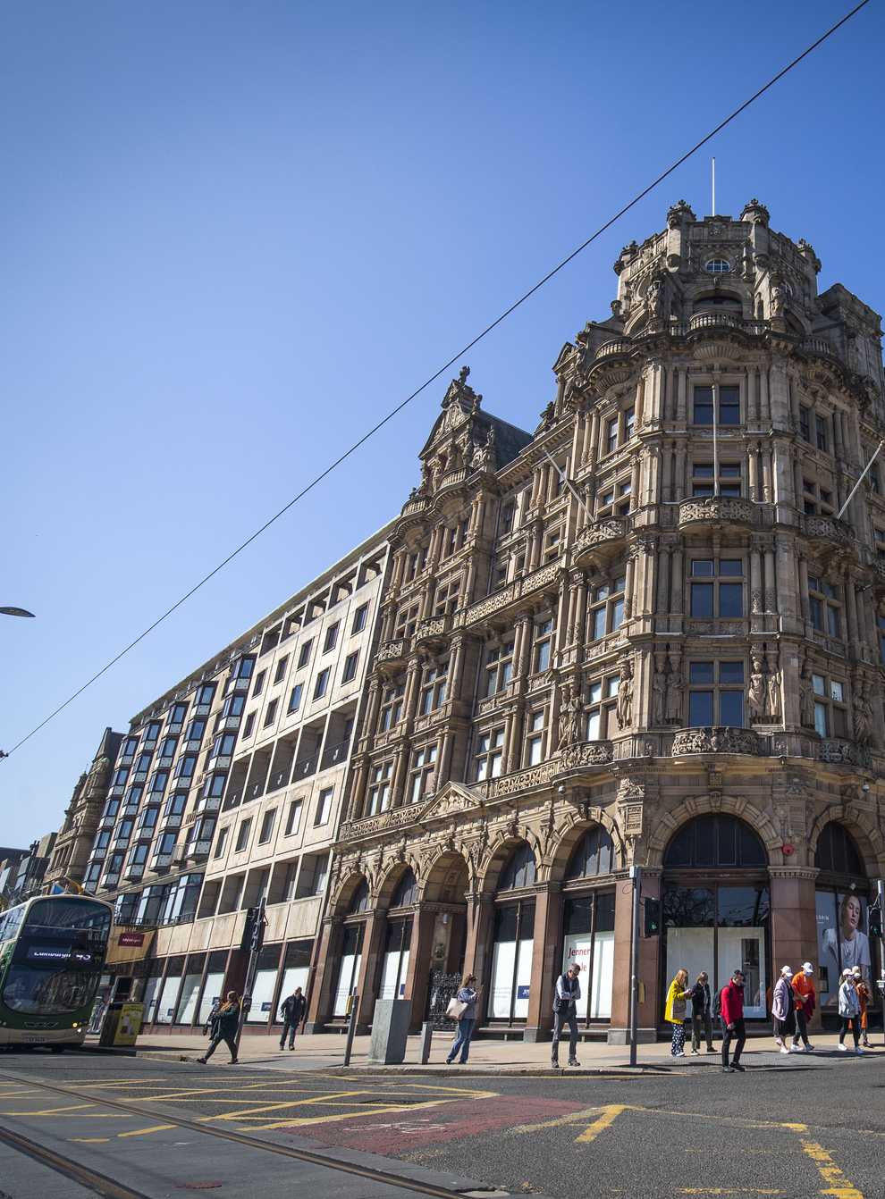 The former Jenners department store has been a landmark in Edinburgh since the 19th century (PA)