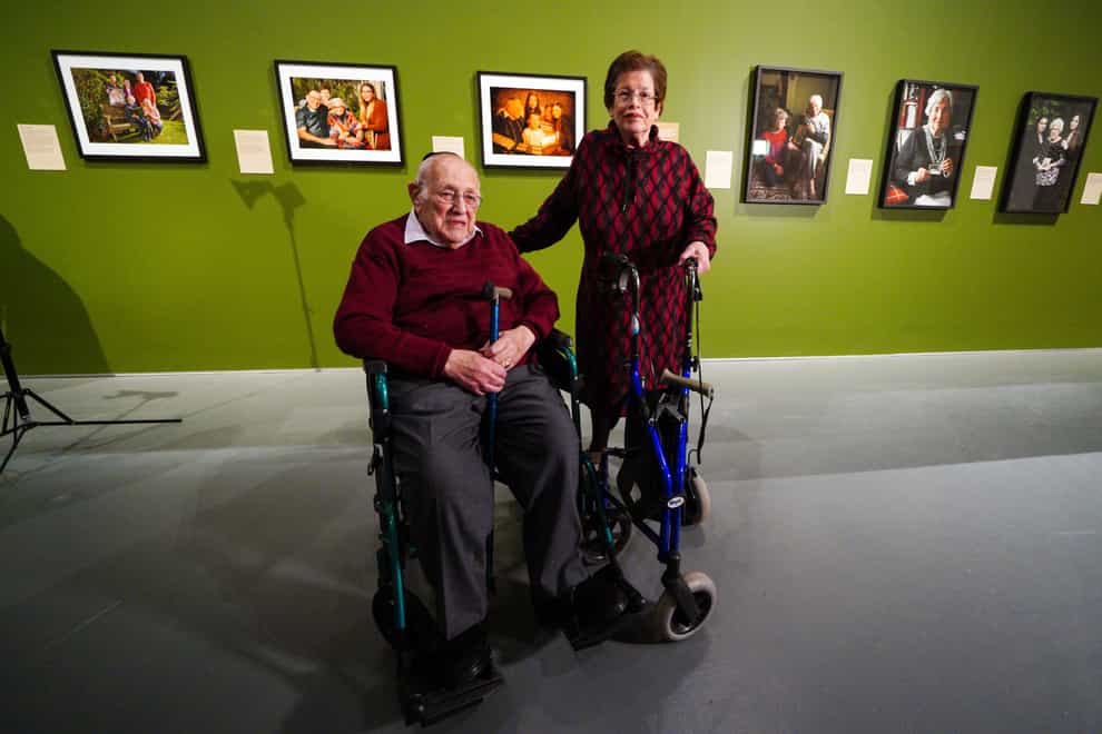 Werner and Ruth Lachs (Peter Byrne/PA)