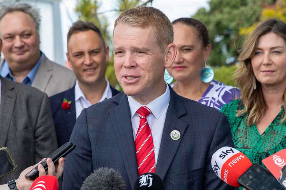 New Zealand’s new prime minister Chris Hipkins (Mark Mitchell/New Zealand Herald/AP