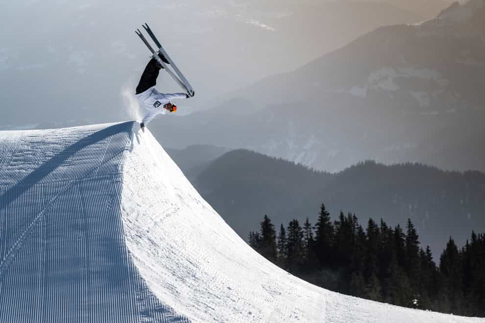 Laax is home to the world’s largest half-pipe (Daniel Loosli/PA)