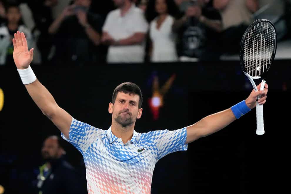 Novak Djokovic eased to victory over Andrey Rublev (Dita Alangkara/AP)
