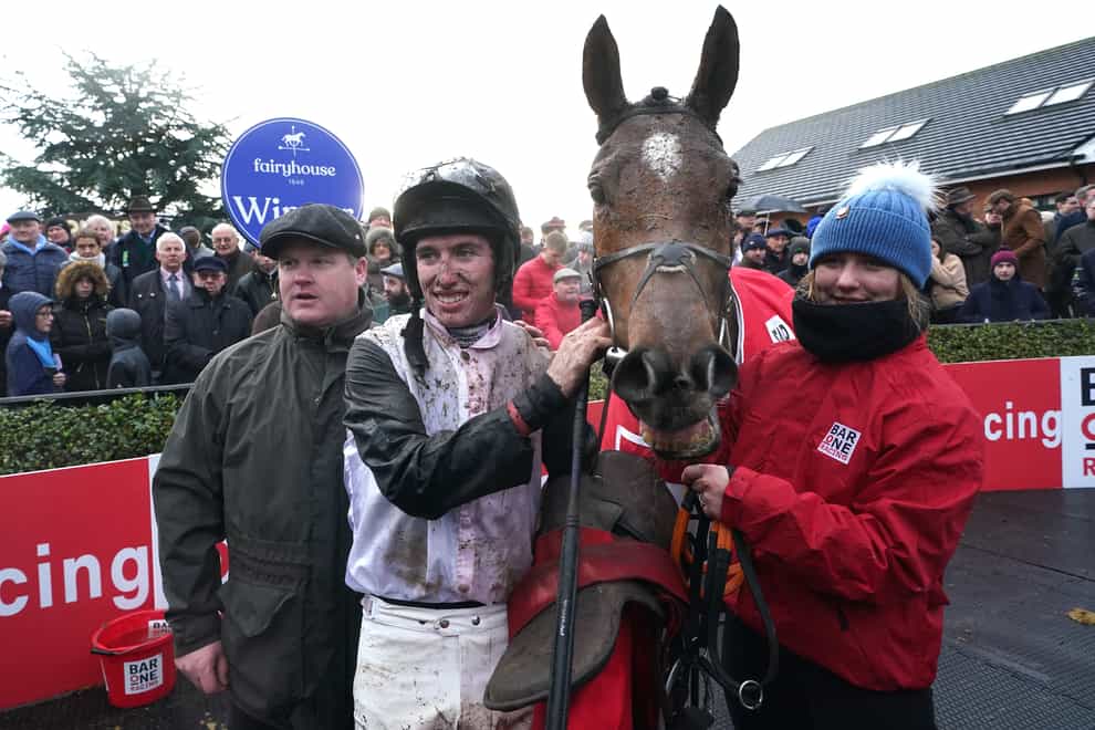 Teahupoo after winning the Hatton’s Grace at Fairyhouse (Brian Lawless/PA)