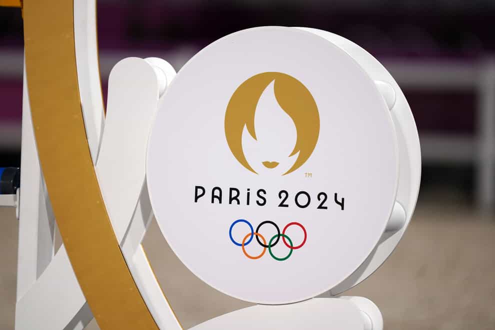 Paris 2024 signage during Tokyo Games (Mike Egerton/PA)