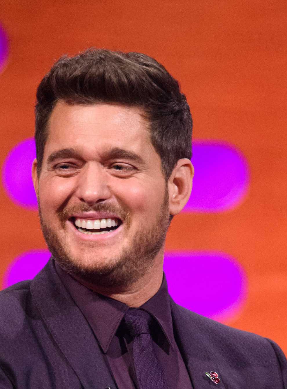 Michael Buble during the filming of the Graham Norton Show (PA)