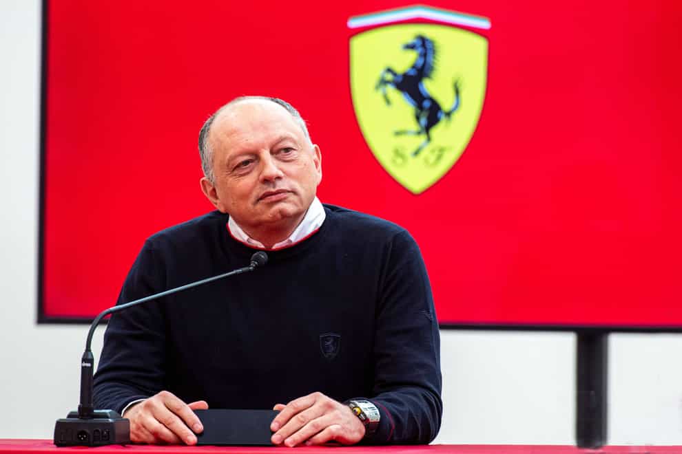Fred Vasseur (pictured) says Charles Leclerc will not get preferential treatment over Carlos Sainz (Ferrari Press Office/PA)