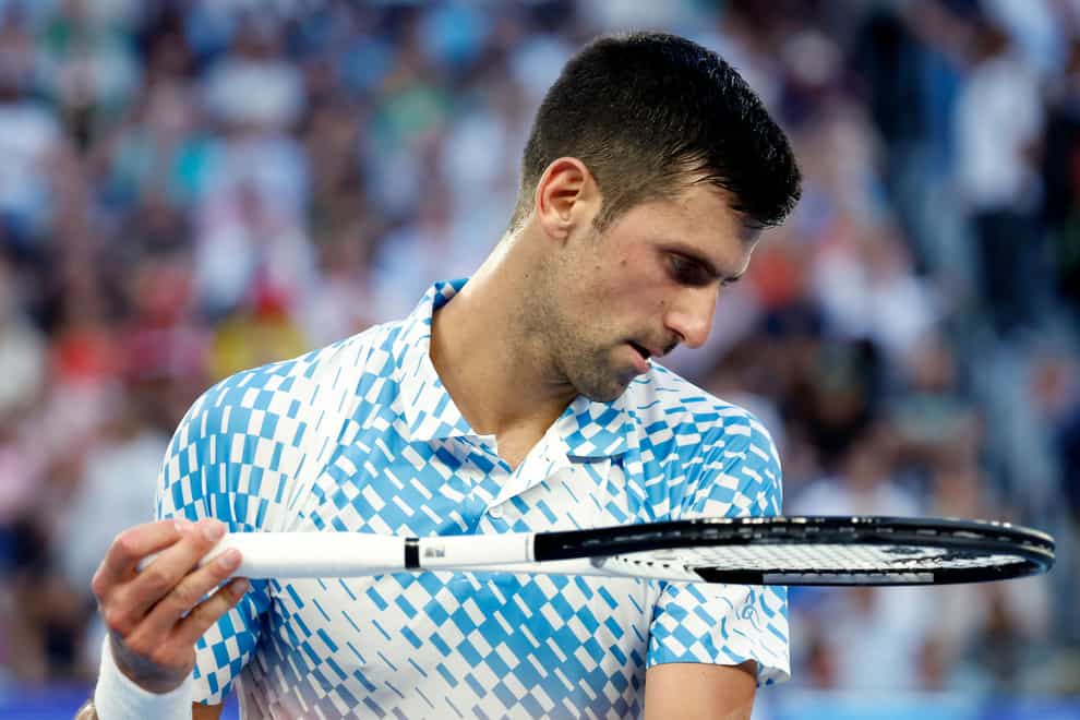 Novak Djokovic has been affected by the furore regarding his father (Asanka Brendon Ratnayake/AP)
