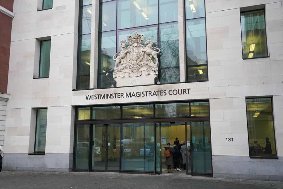 A general view of Westminster Magistrates’ Court in London. Picture date: Wednesday January 25, 2023.